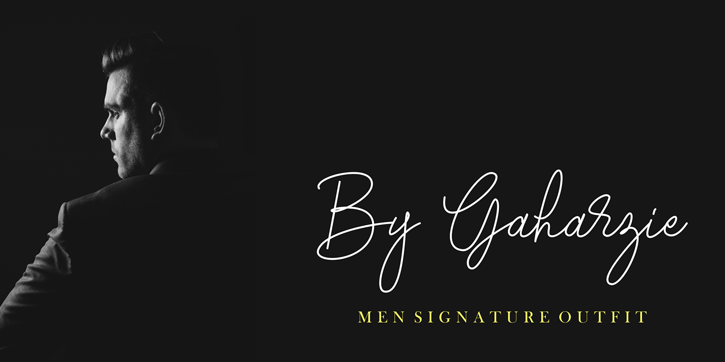 Пример шрифта Brotherside Signature Regular